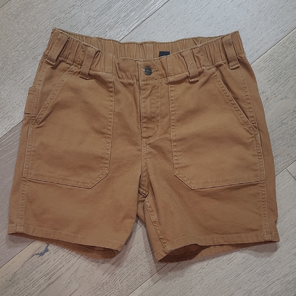 EUC Carhartt Rugged Flex Shorts Women's sz 4R Relaxed Fit Brwon Cargo Shorts